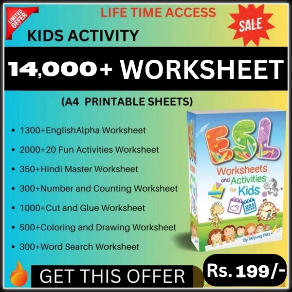 14,000+ Kids Worksheets (Printable)